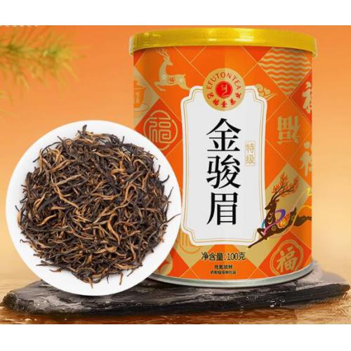 艺福堂茶叶武夷金骏眉红茶特级自己喝浓香型蜜香小罐装